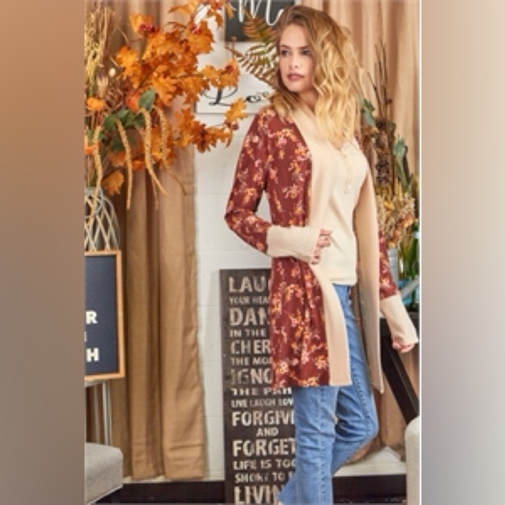 Lightweight knit cardigan, blazer